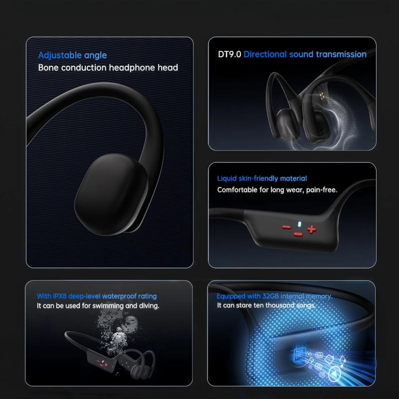 Doahig bone conduction headphone S9 Upgrade features