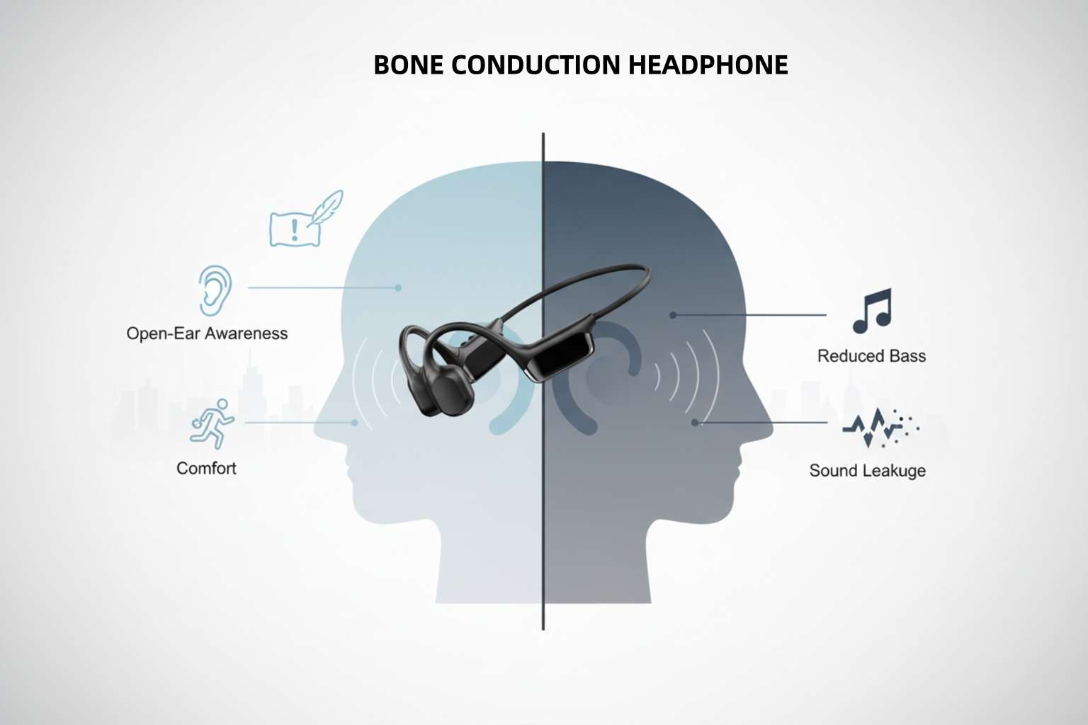 bone conduction headphone advantages vs disadvantages